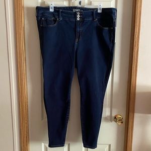 Torrid Skinny Super Soft High Rise Jegging 24R Dark Wash